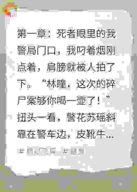 瞳孔里的凶手在破案