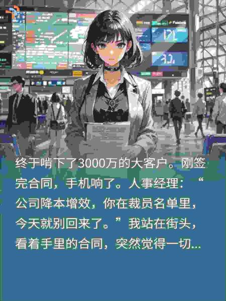 刚签3000万大单却被辞退，老板：谁把销冠裁了
