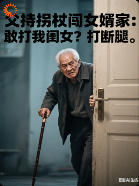 父持拐杖闯女婿家打我闺女打断腿