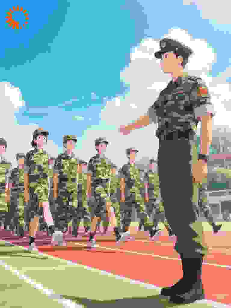 被全班嘲笑，我却让军训教官喊了报告