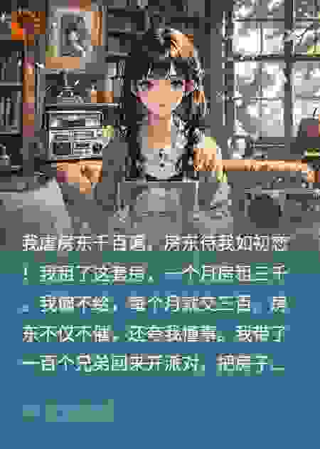 我虐房东千百遍，房东待我如初恋！
