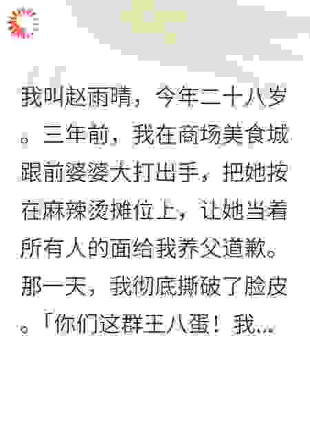前婆婆羞辱我养父是外人