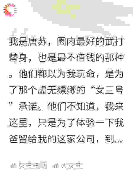 保险单签完后他们告诉我，这场爆破戏的炸药量加了三倍