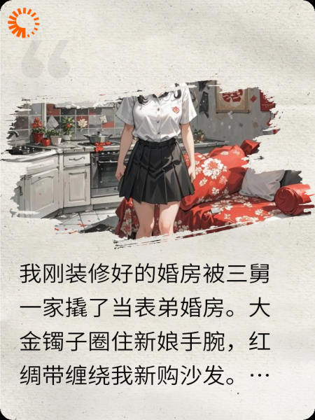 撬我婚房办喜事送你们全家进局子