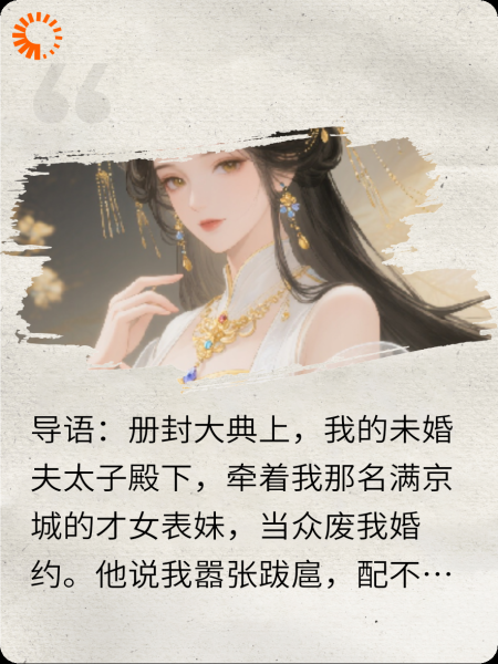 废我太子妃？我转身嫁给未来暴君
