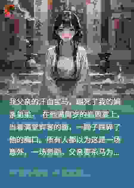 嫡弟惨死抓周宴，凶手竟是父亲的汗血宝马！