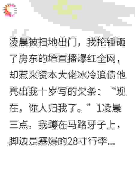 靠拆家爆红后，大佬要我以身抵债