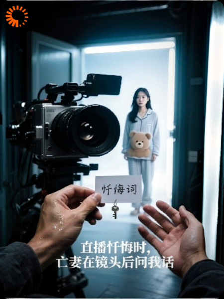 直播忏悔时，亡妻在镜头后问我话