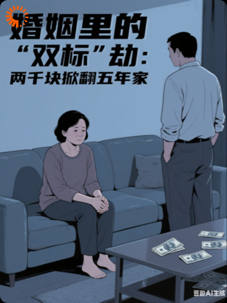 婚姻里的双标劫两千块掀翻五年家