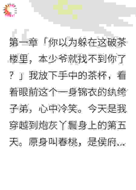 管事嬷嬷原来是穿越的