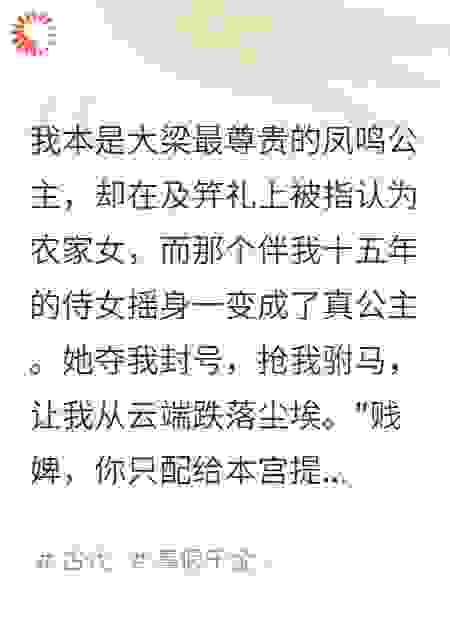 凤鸣劫-真假公主