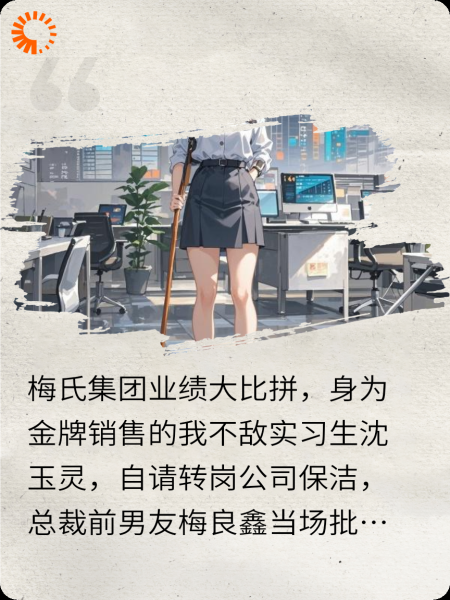 金牌销售转岗保洁，实习生急哭了