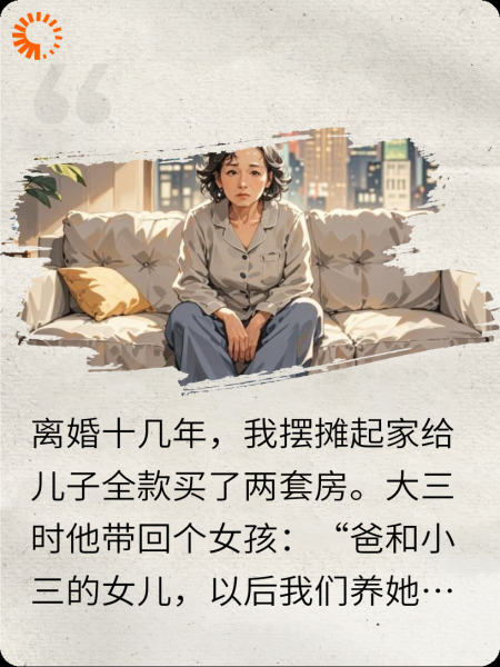 儿子逼我照顾瘫痪前夫和小三女儿