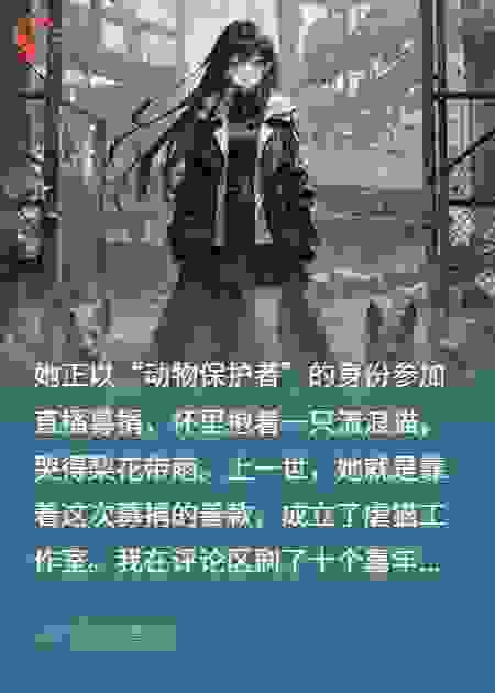 虐猫主播装白莲，我豪掷千金连麦，戳穿她画皮