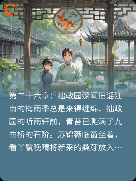 《朱墙玉碎》续篇江南烟雨觅残章
