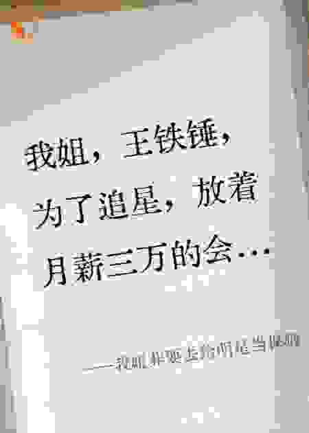 我姐非要去给明星当保姆