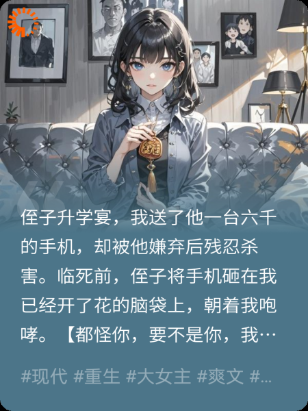 送六千的手机，被侄子嫌弃杀害
