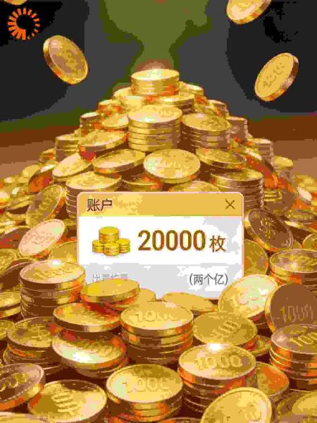 一金币一万元，我的账户多出两个亿