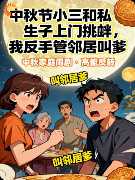 中秋节小三和私生子上门挑衅，我反手管邻居叫爹