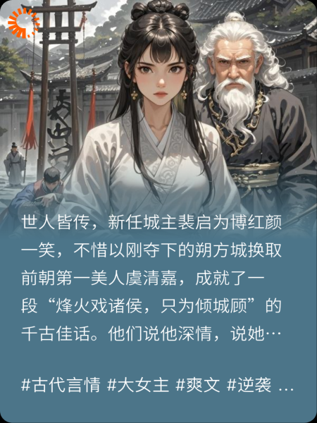 他以城池换美人，我为复仇入虎穴