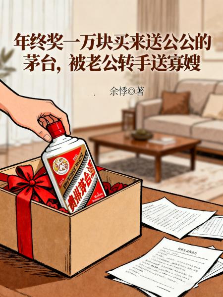 年终奖一万块买来送公公的茅台，被老公转手送寡嫂