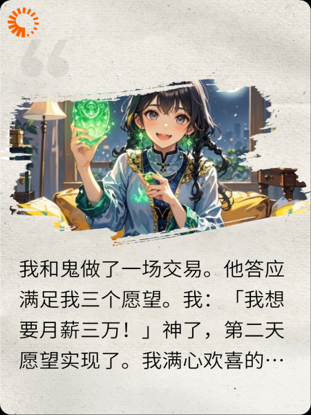 我和鬼做了一场交易