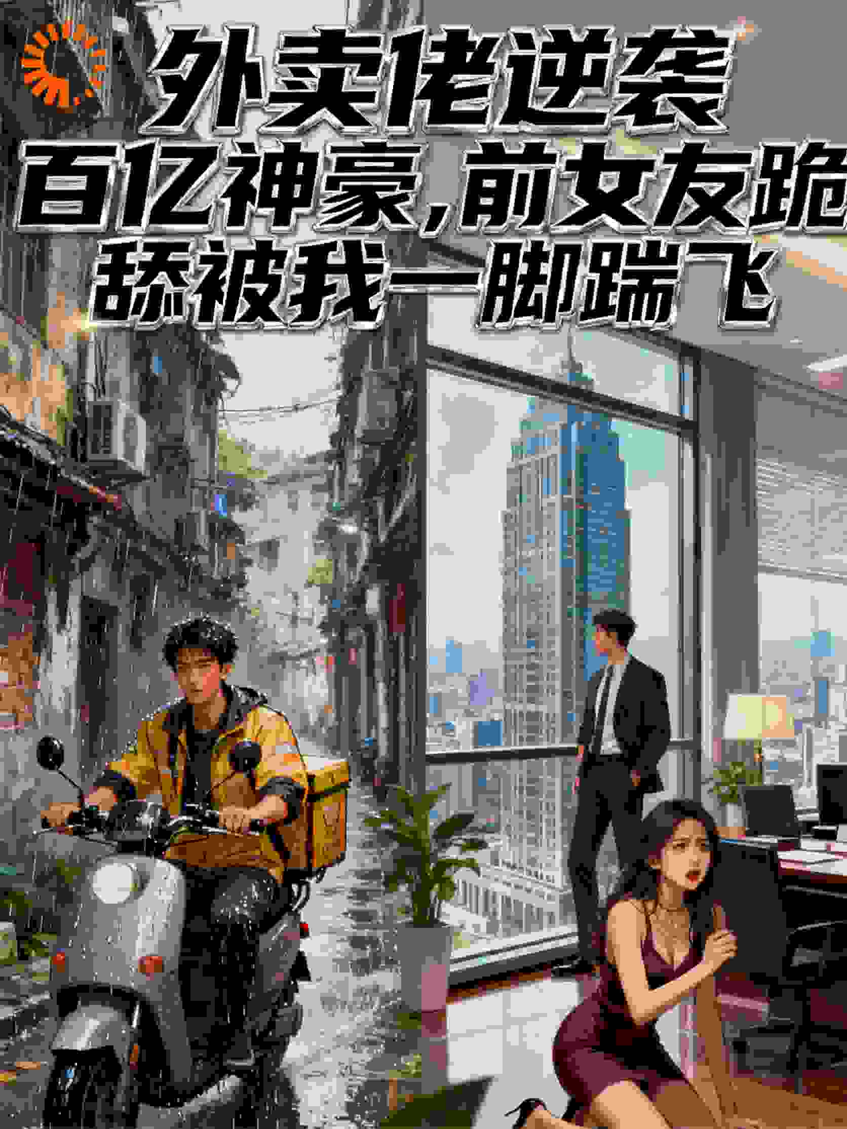 外卖佬逆袭百亿神豪，前女友跪舔被我一脚踹飞