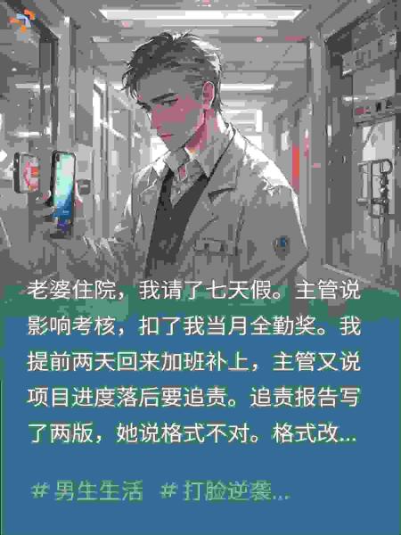 主管逼我抛下ICU垂危的妻子去陪客户泡温泉后，破防了