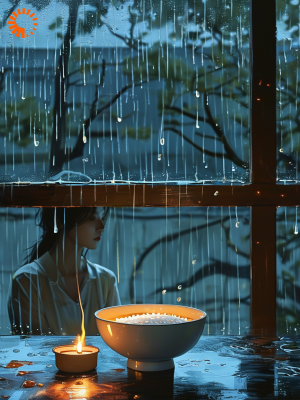 台风来袭，闺蜜教我自制长明灯