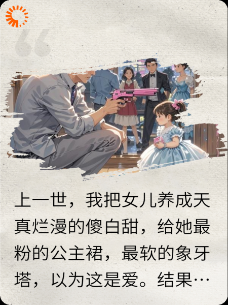 黑老大重回到女儿三岁时，送她的生日礼物是粉色的手枪