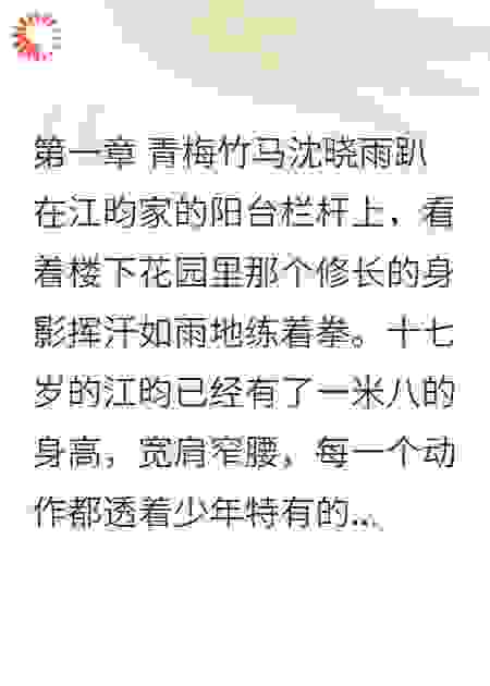 我的心上人叫沈晓雨