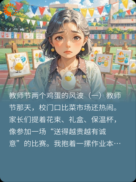 教师节两个鸡蛋的风波