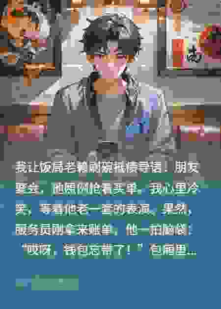 十年饭局，刷碗抵债