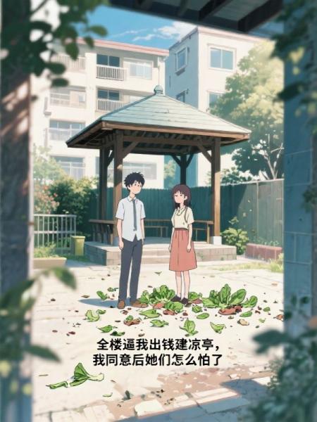 全楼逼我出钱建凉亭，我同意后她们怎么怕了