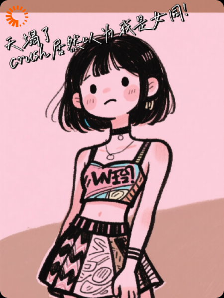 天塌了!crush居然以为我是女同!