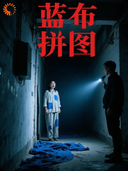 蓝布拼图