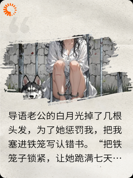 老公为了白月光把我塞铁笼子赎罪
