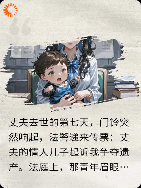丈夫死后，非婚生子和我抢遗产