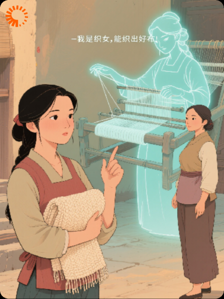 穿越镜影，织女的奇幻之旅