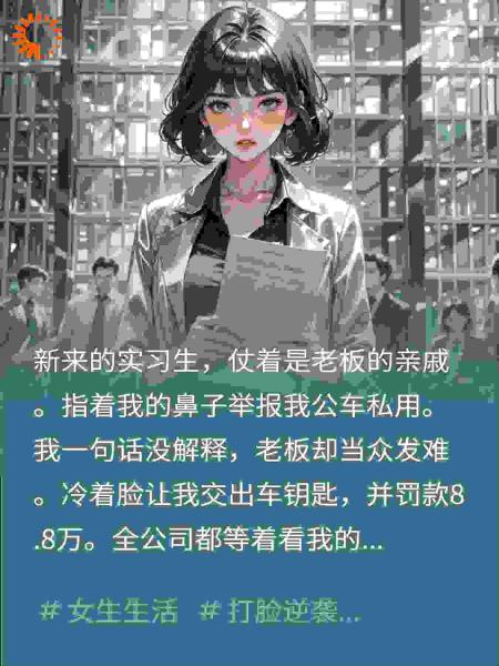 被实习生举报公车私用罚款8.8万？十分钟后全公司炸锅