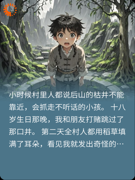 井底倒挂的脸