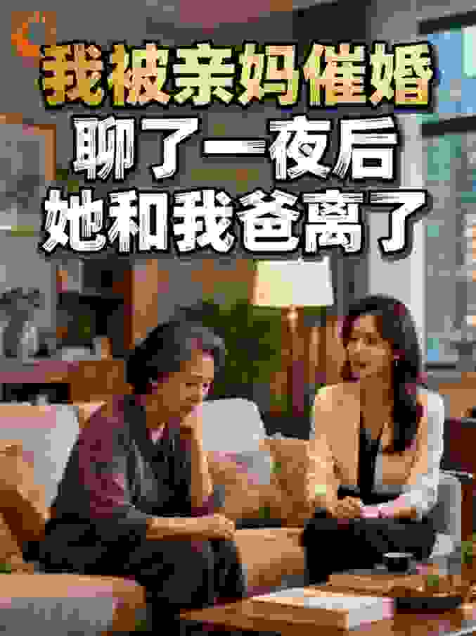 我被亲妈催婚，聊了一夜后她和我爸离了