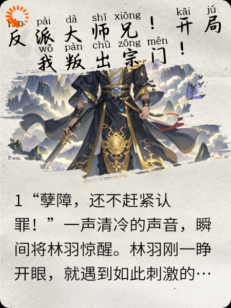 反派大师兄！开局我叛宗而去！
