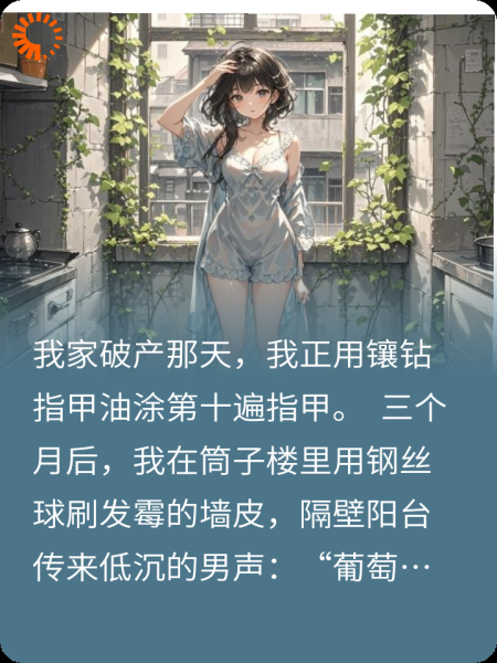 葡萄藤上结了他
