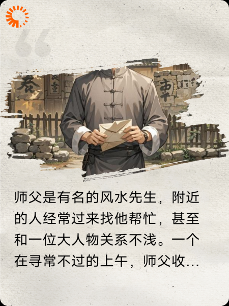 回到过去，和师父暗访闹鬼老镇