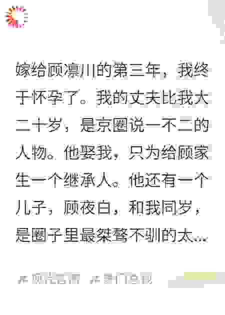 嫁给大二十岁的京圈大佬后……
