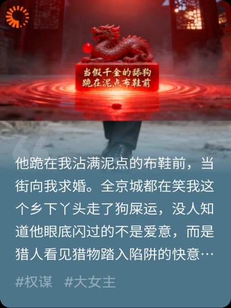 当假千金的舔狗跪在泥点布鞋前