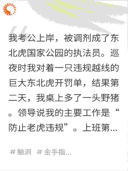 我考公上岸，被调剂成了东北虎国家公园执法员