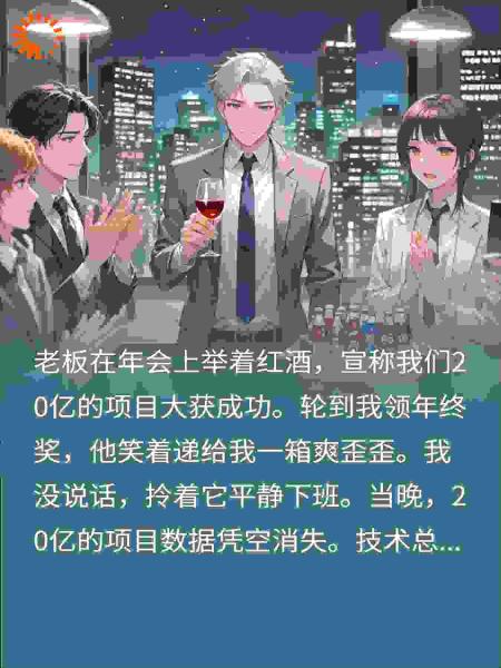 年终奖给我一箱爽歪歪？我反手删库，老板急疯了