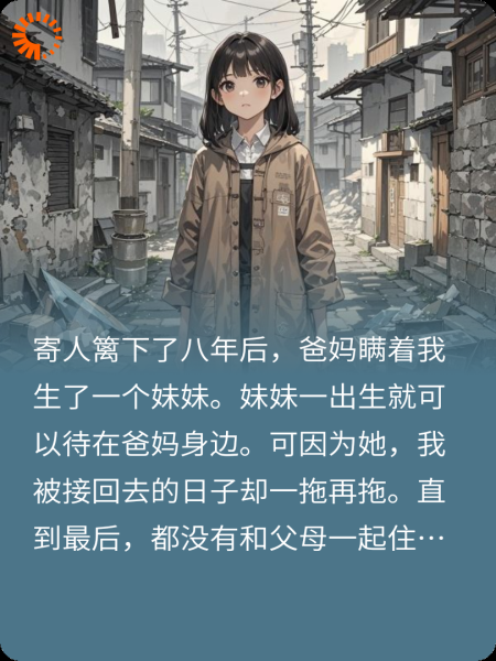 寄人篱下了八年，我又有了妹妹